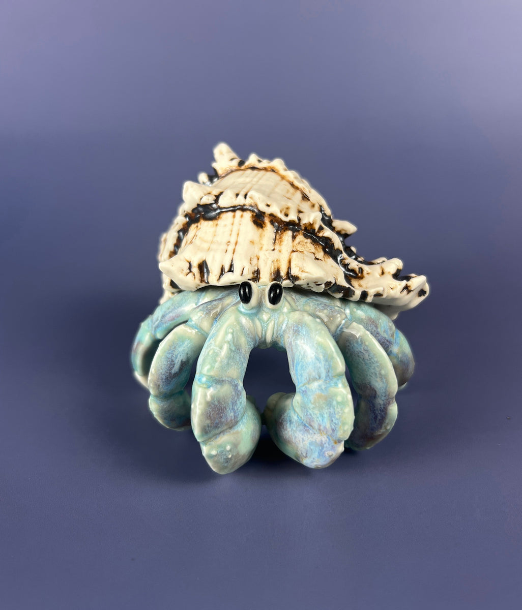Porcelain Blueberry Hermit Crab - Light Blue – Bolde Studios