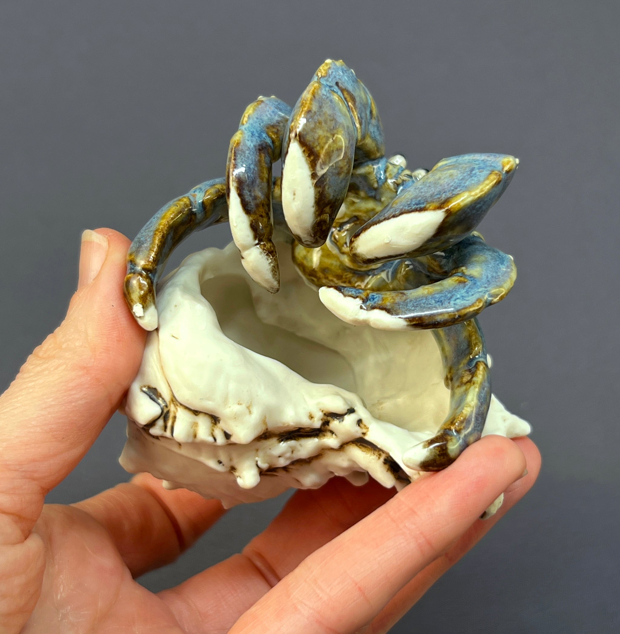 WF2022 冬 Hermit crab ブルーアーカイブ アスナ ヤドカリ Porcelain Blueberry Hermit Crab - Light Blue – Bolde Studios