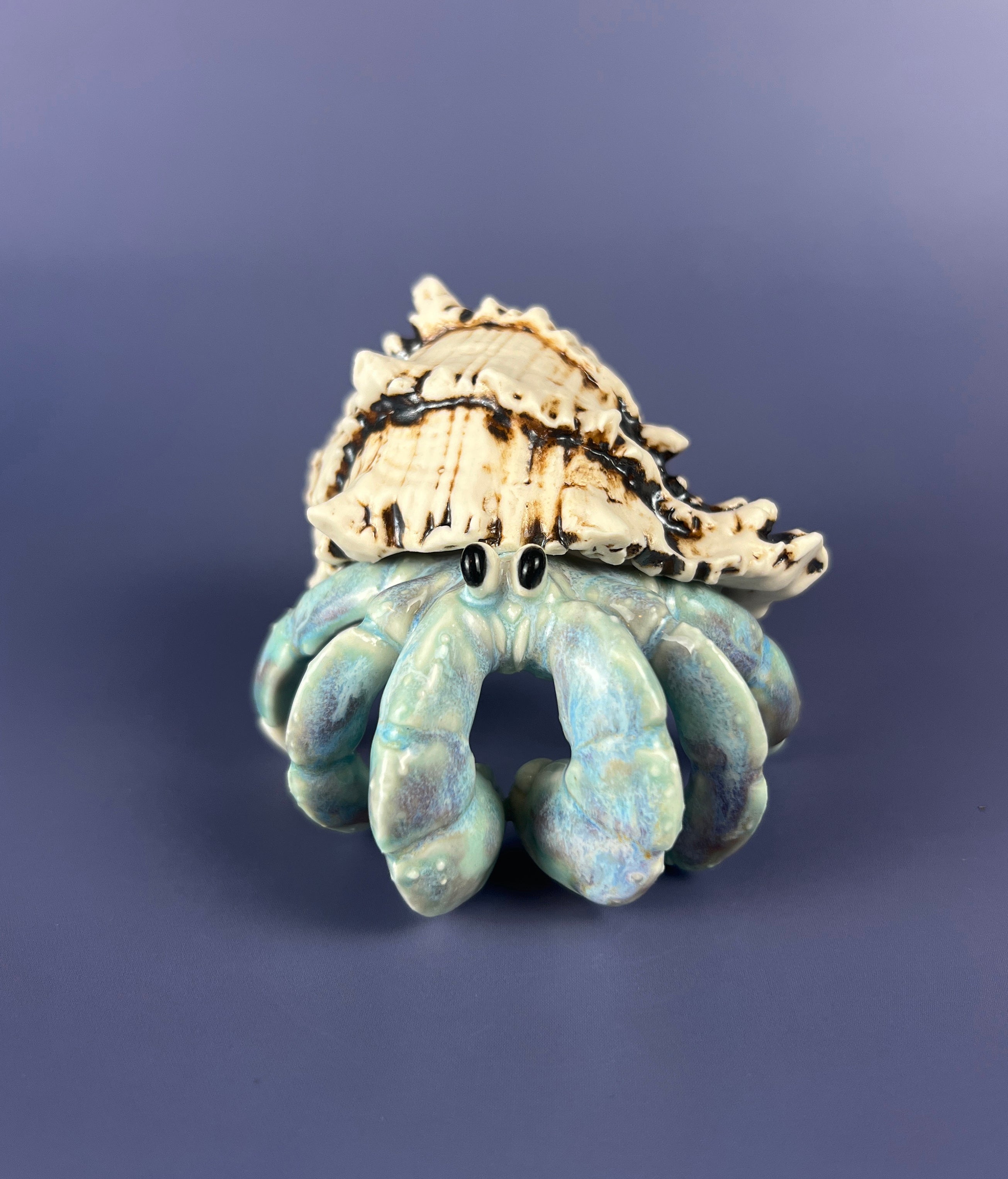 Porcelain Blueberry Hermit Crab - Light Blue – Bolde Studios